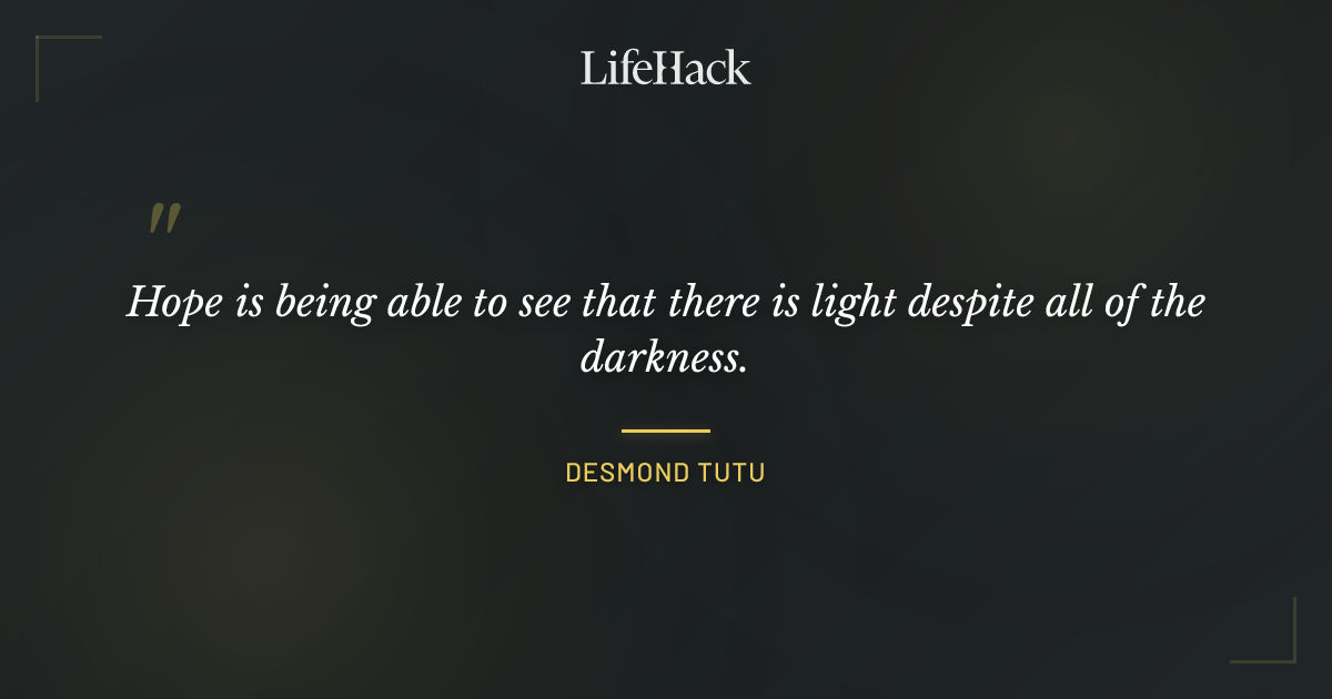 Quote by Desmond Tutu