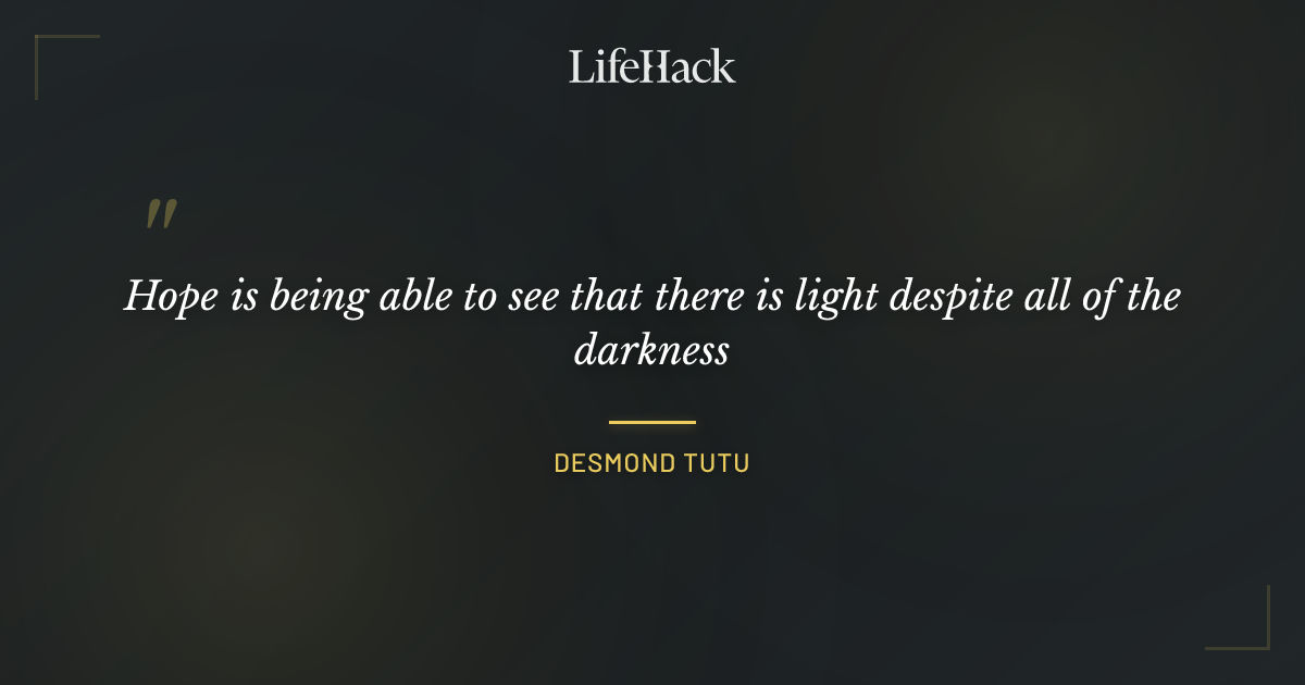 Quote by Desmond Tutu