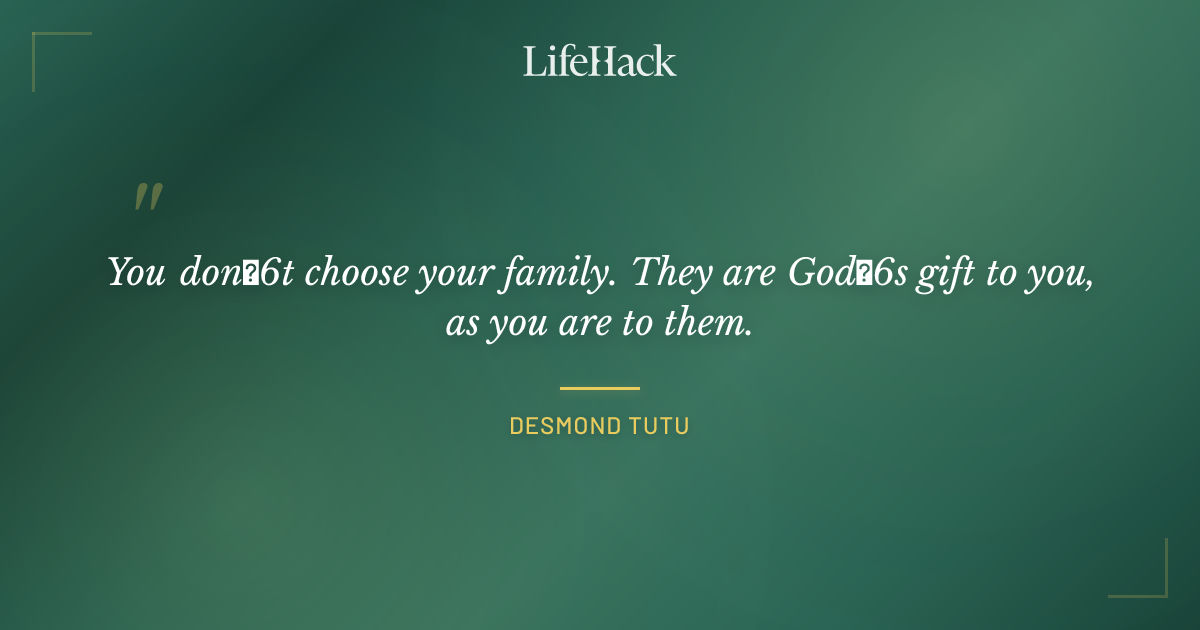 Quote by Desmond Tutu