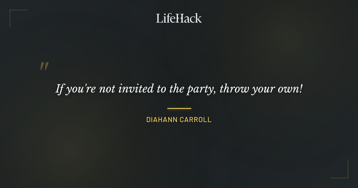 Quote by Diahann Carroll