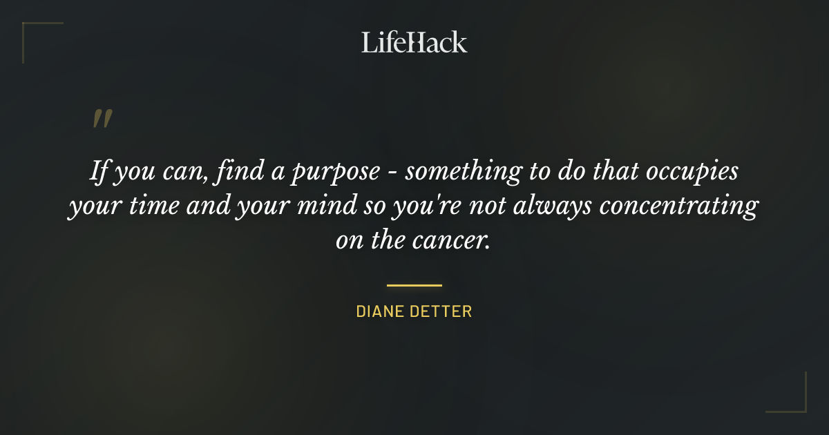 Quote by Diane Detter