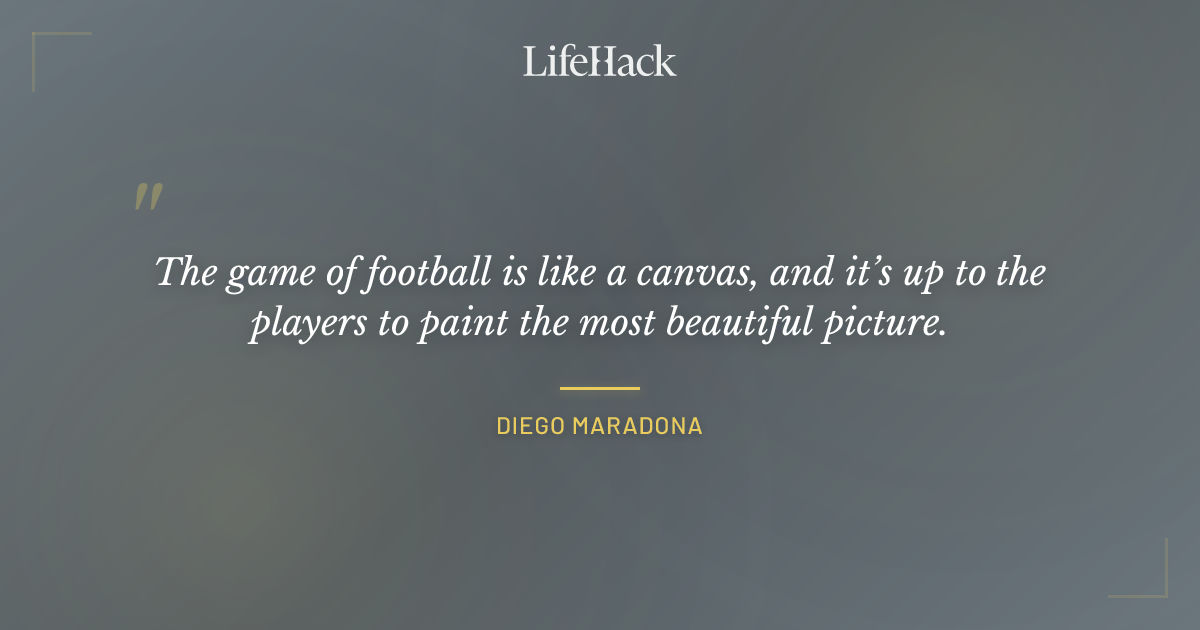 Quote by Diego Maradona