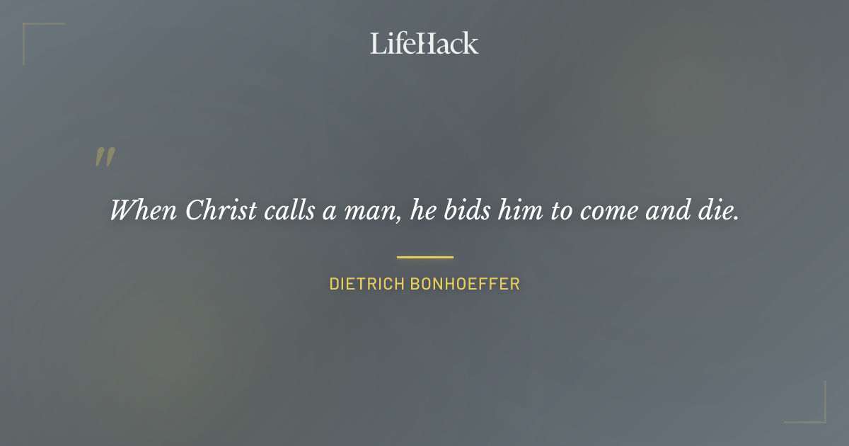 Quote by Dietrich Bonhoeffer