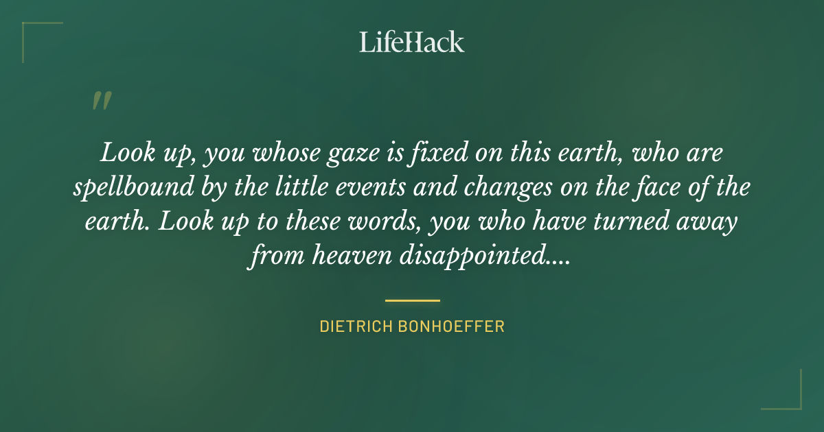 Quote by Dietrich Bonhoeffer