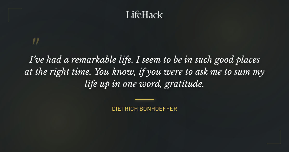 Quote by Dietrich Bonhoeffer