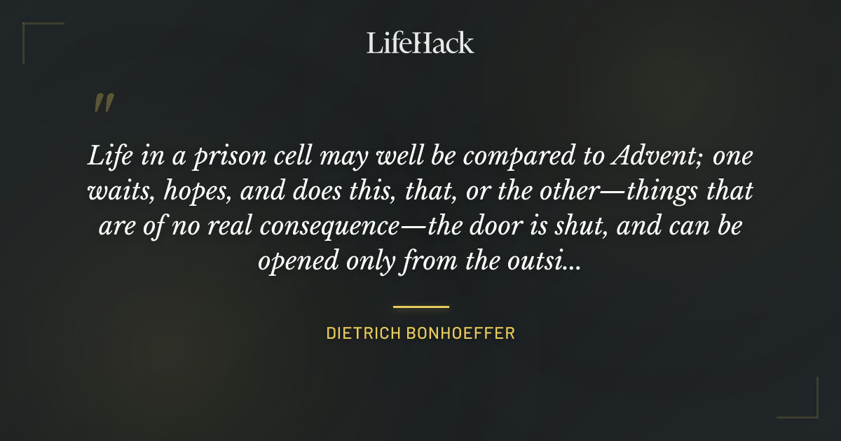 Quote by Dietrich Bonhoeffer