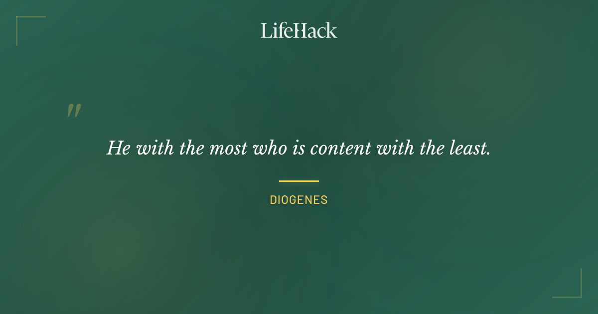 Quote by Diogenes