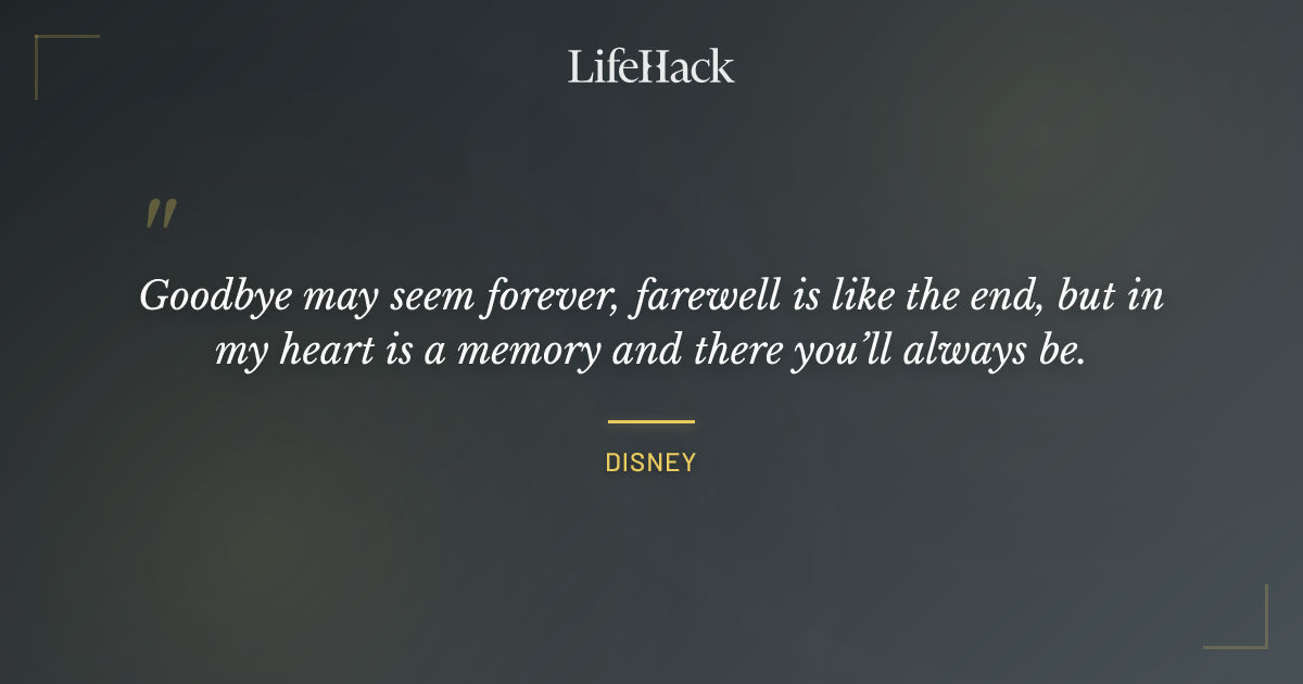 Quote by Disney