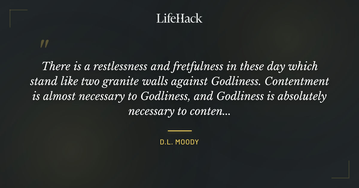 Quote by D.L. Moody