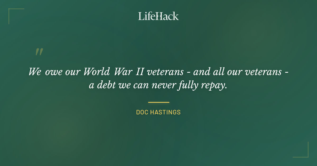 Quote by Doc Hastings