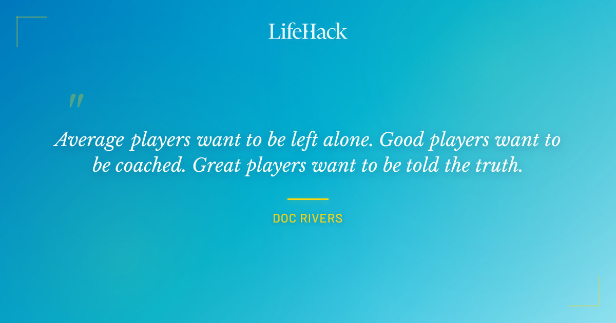 Quote by Doc Rivers