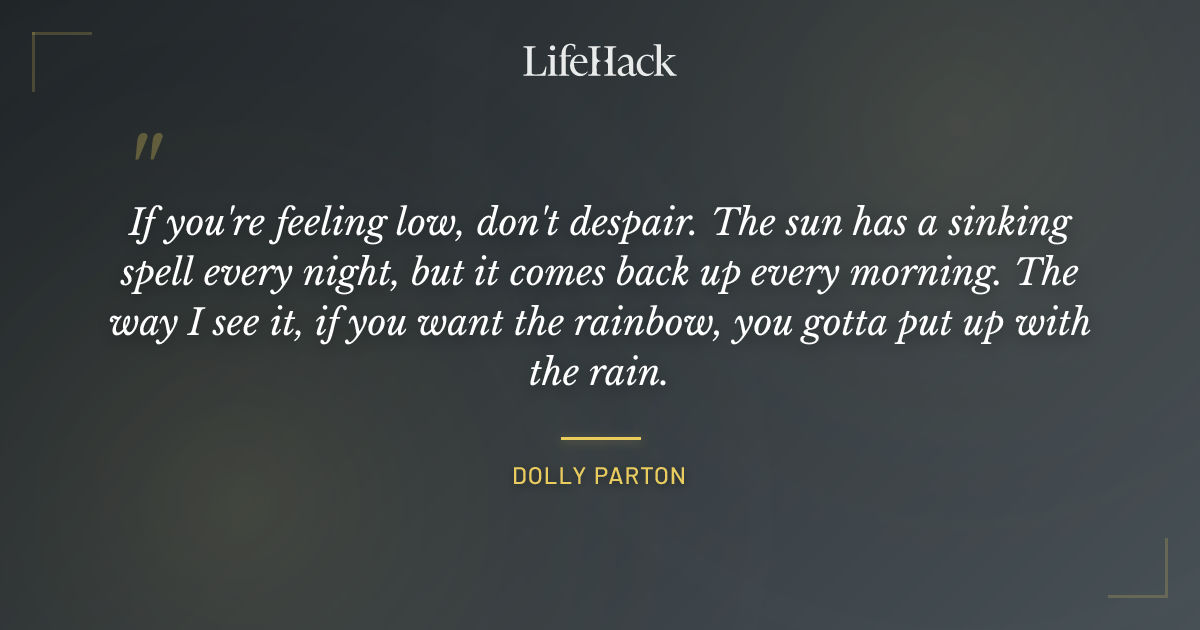 Quote by Dolly Parton