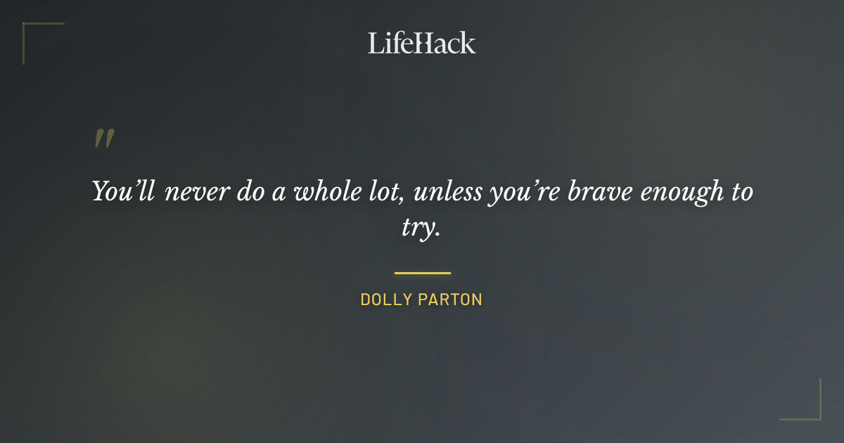 Quote by Dolly Parton