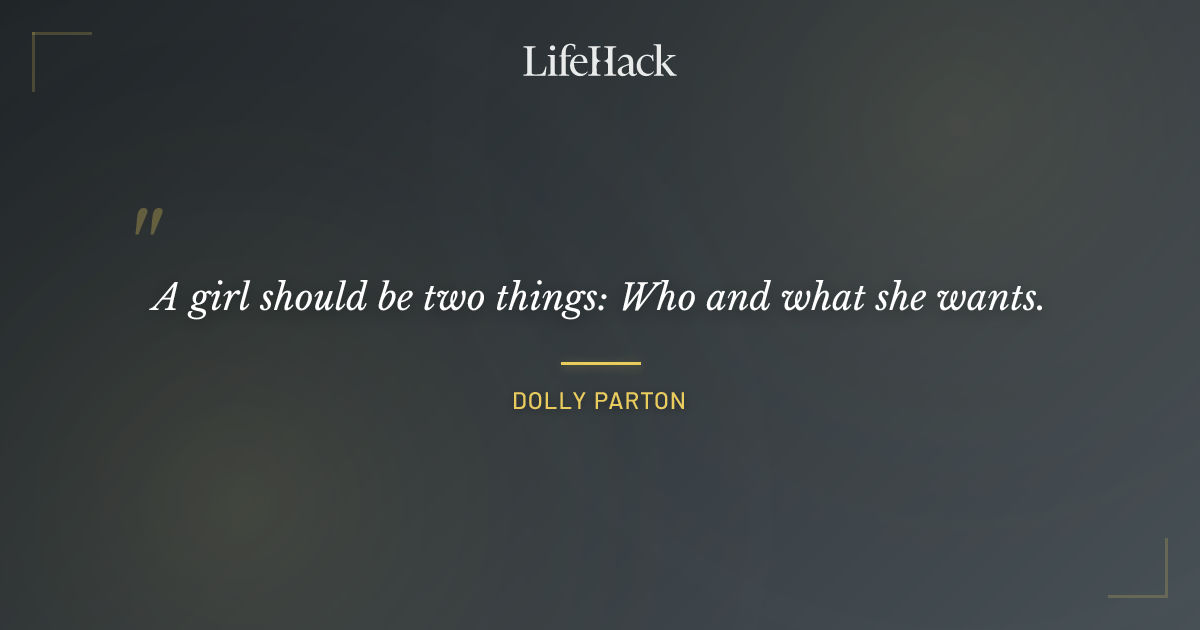 Quote by Dolly Parton