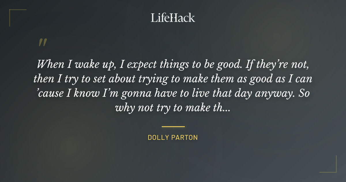 Quote by Dolly Parton