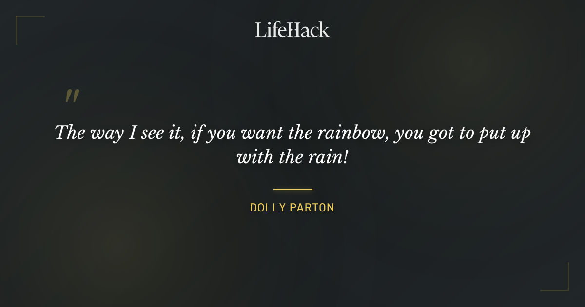Quote by Dolly Parton