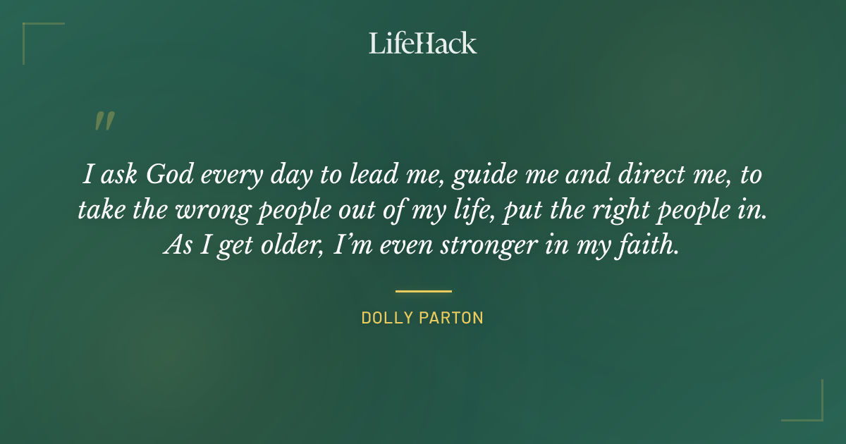 Quote by Dolly Parton