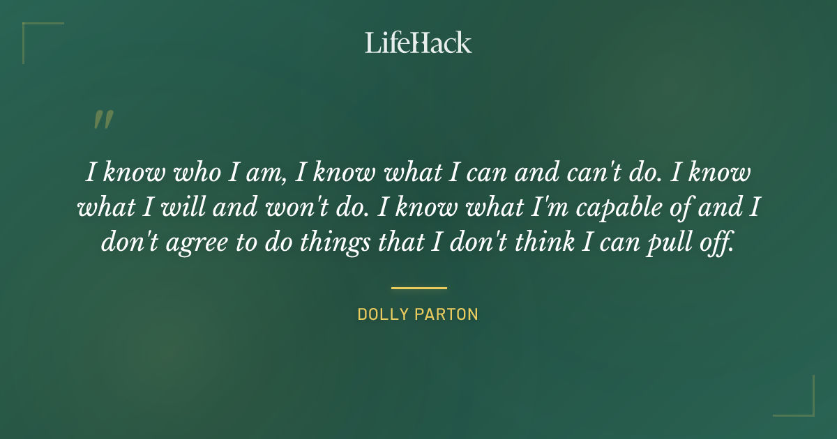 Quote by Dolly Parton