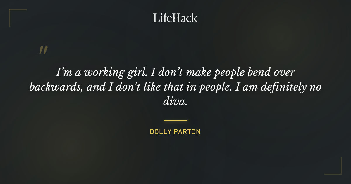 Quote by Dolly Parton