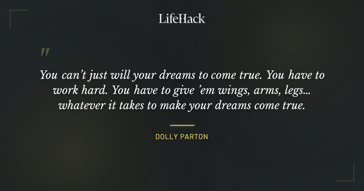 Quote by Dolly Parton