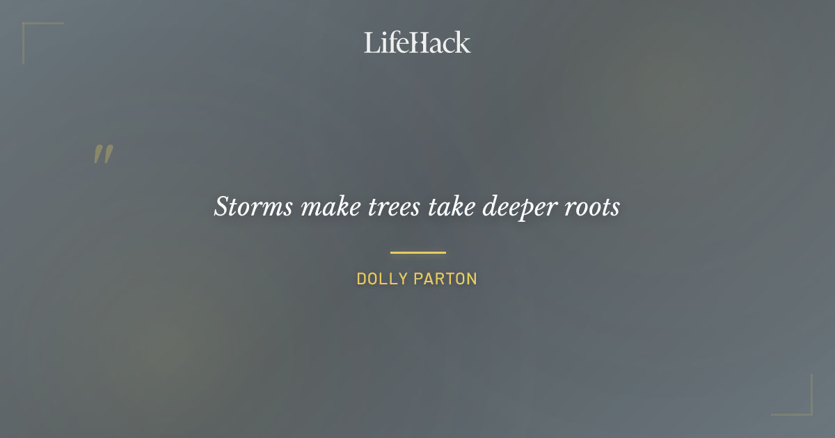 Quote by Dolly Parton