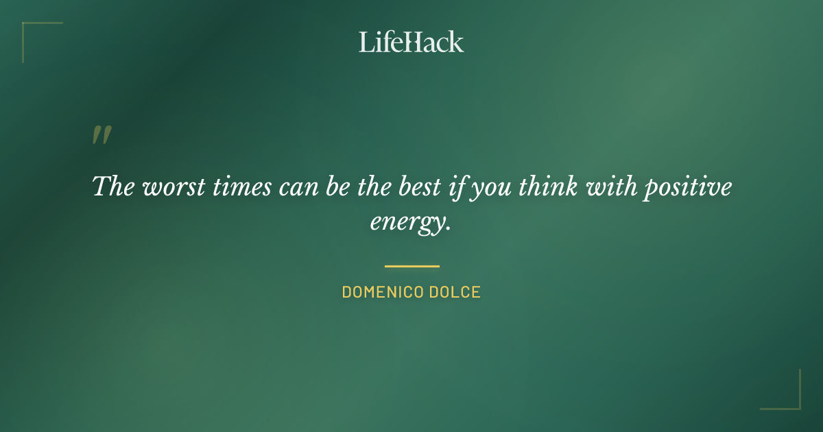 Quote by Domenico Dolce