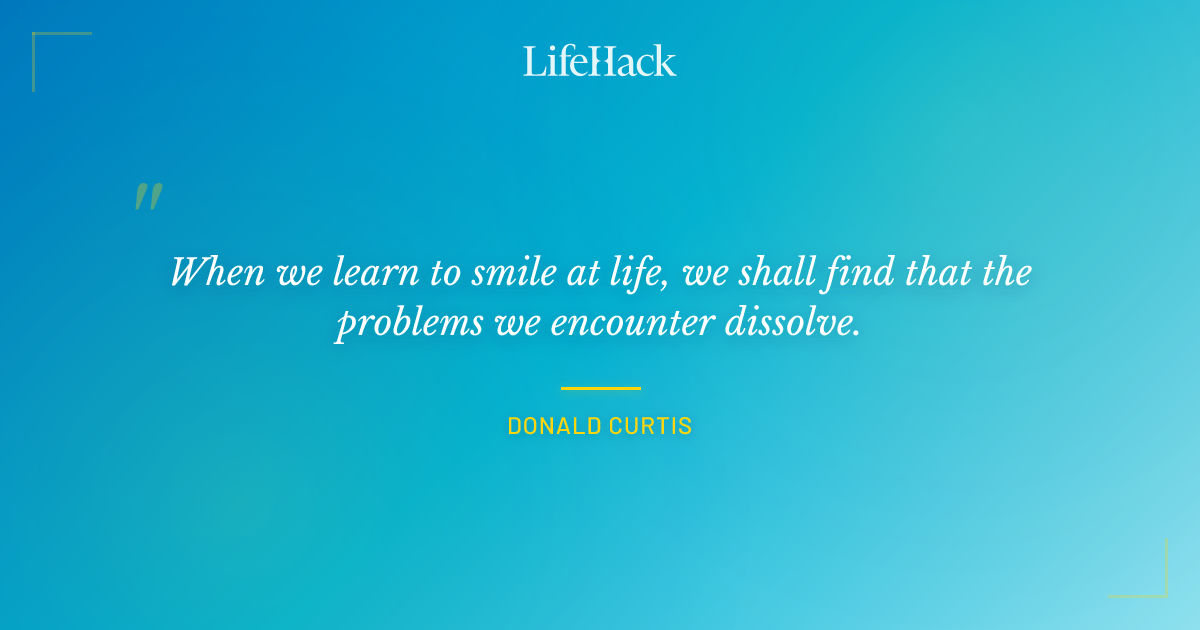Quote by Donald Curtis