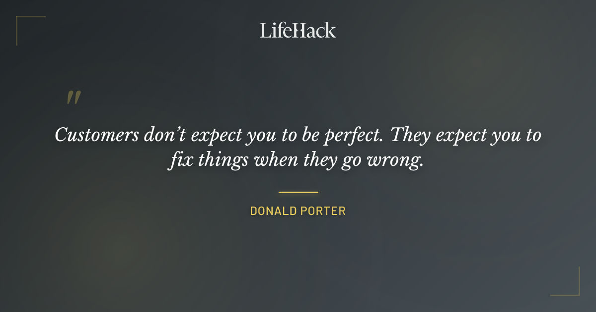Quote by Donald Porter