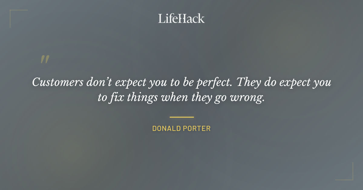Quote by Donald Porter