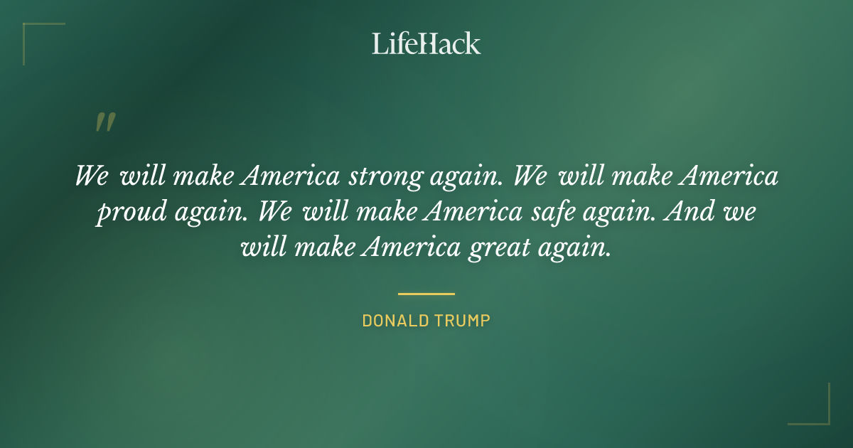 Quote by Donald Trump