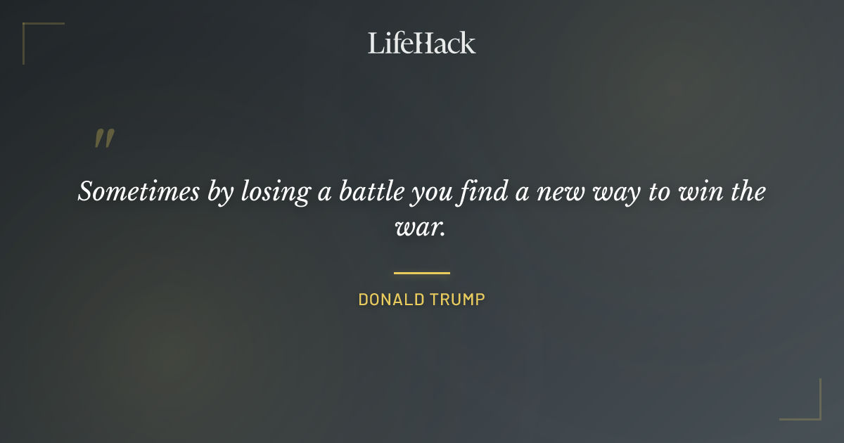 Quote by Donald Trump