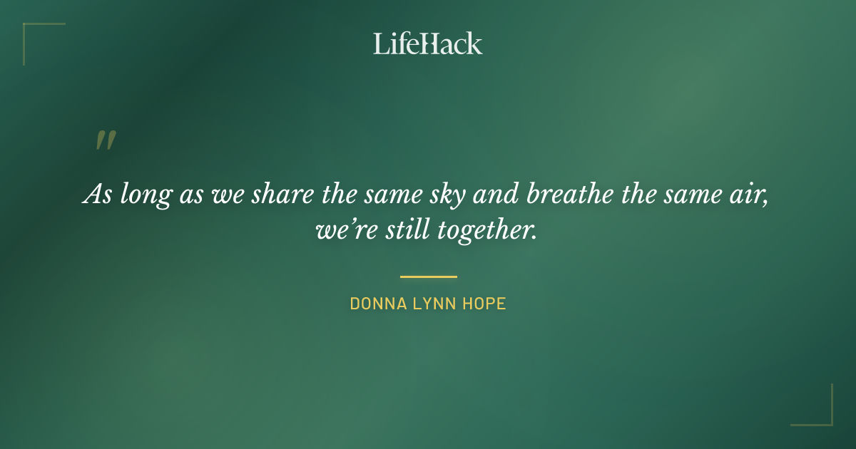 Quote by Donna Lynn Hope
