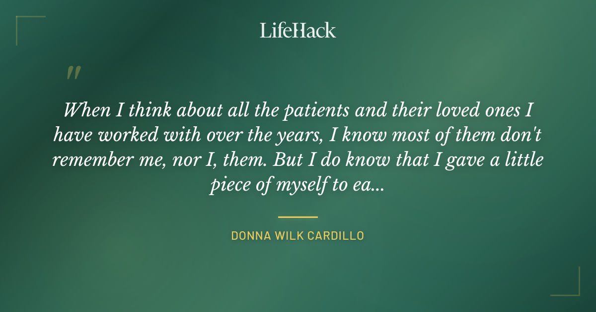 Quote by Donna Wilk Cardillo