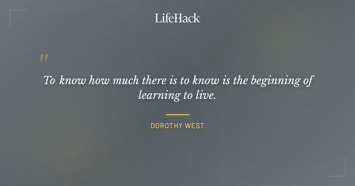 Quote by Dorothy West