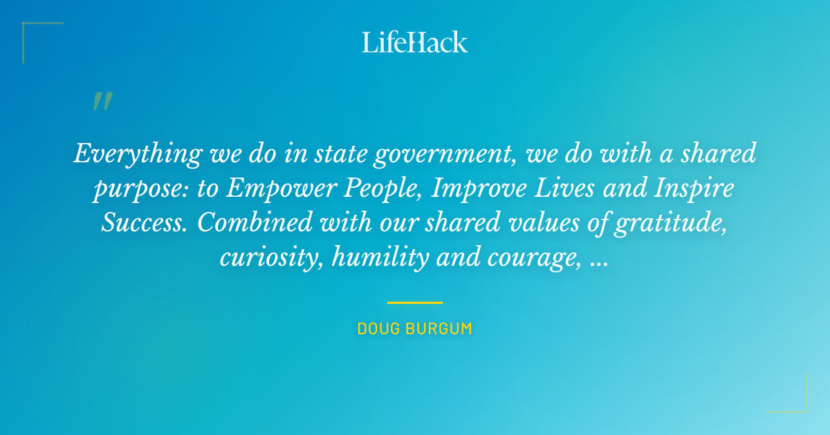 Quote by Doug Burgum