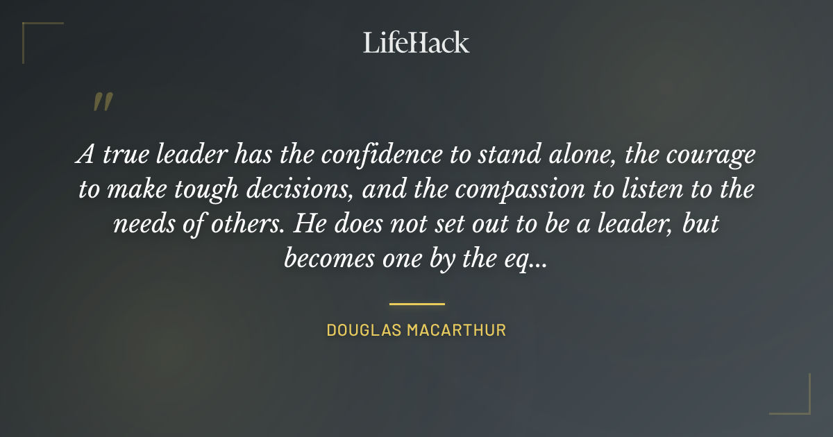 Quote by Douglas MacArthur