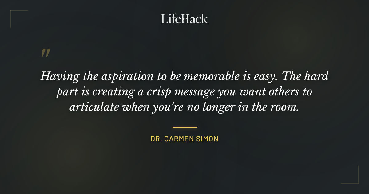 Quote by Dr. Carmen Simon