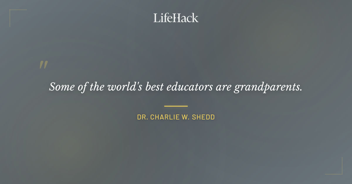 Quote by Dr. Charlie W. Shedd