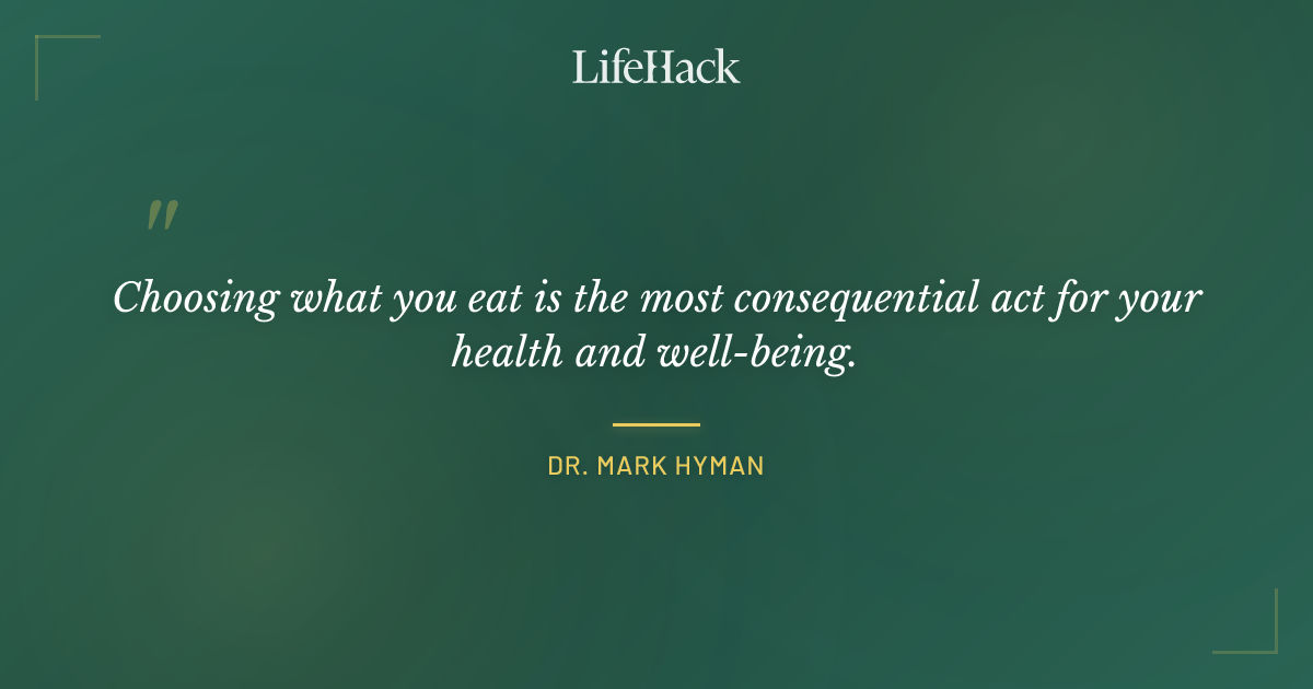 Quote by Dr. Mark Hyman