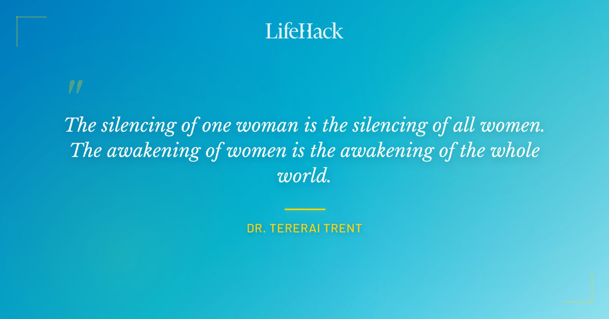 Quote by Dr. Tererai Trent