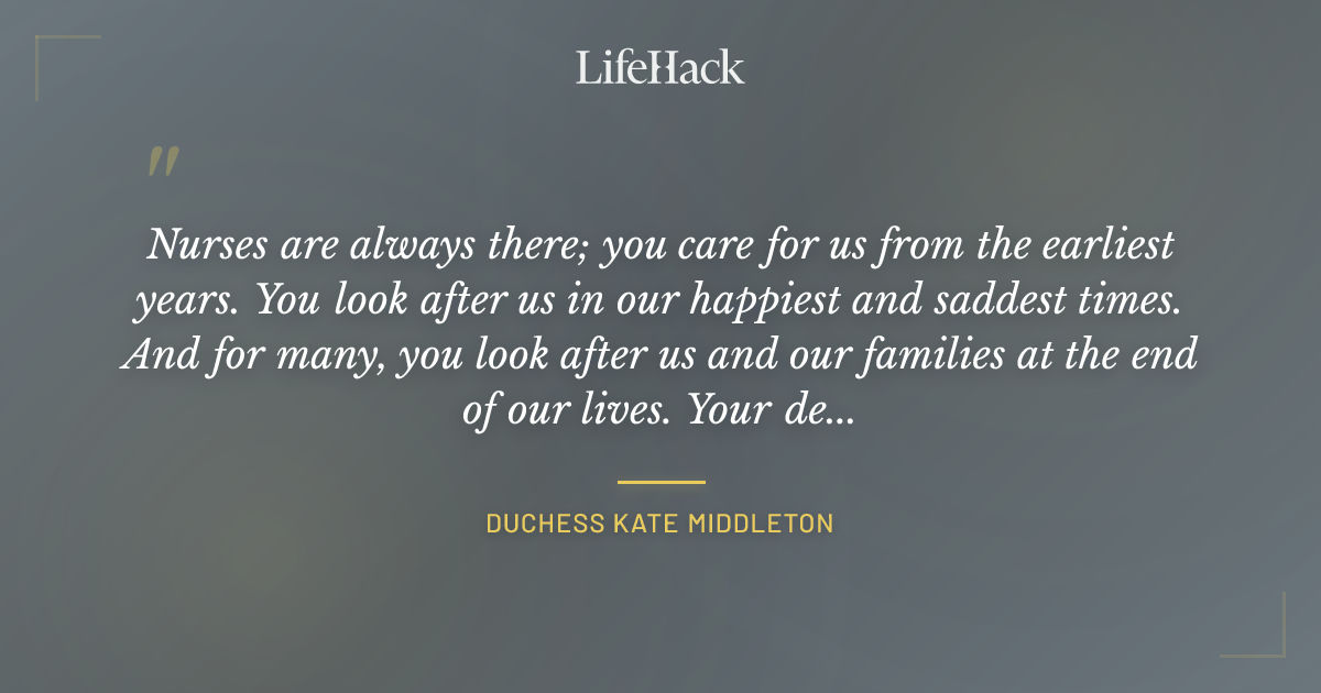 Quote by Duchess Kate Middleton