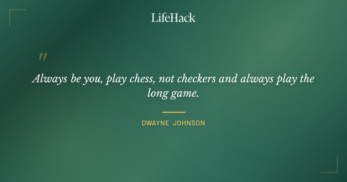 Quote by Dwayne Johnson