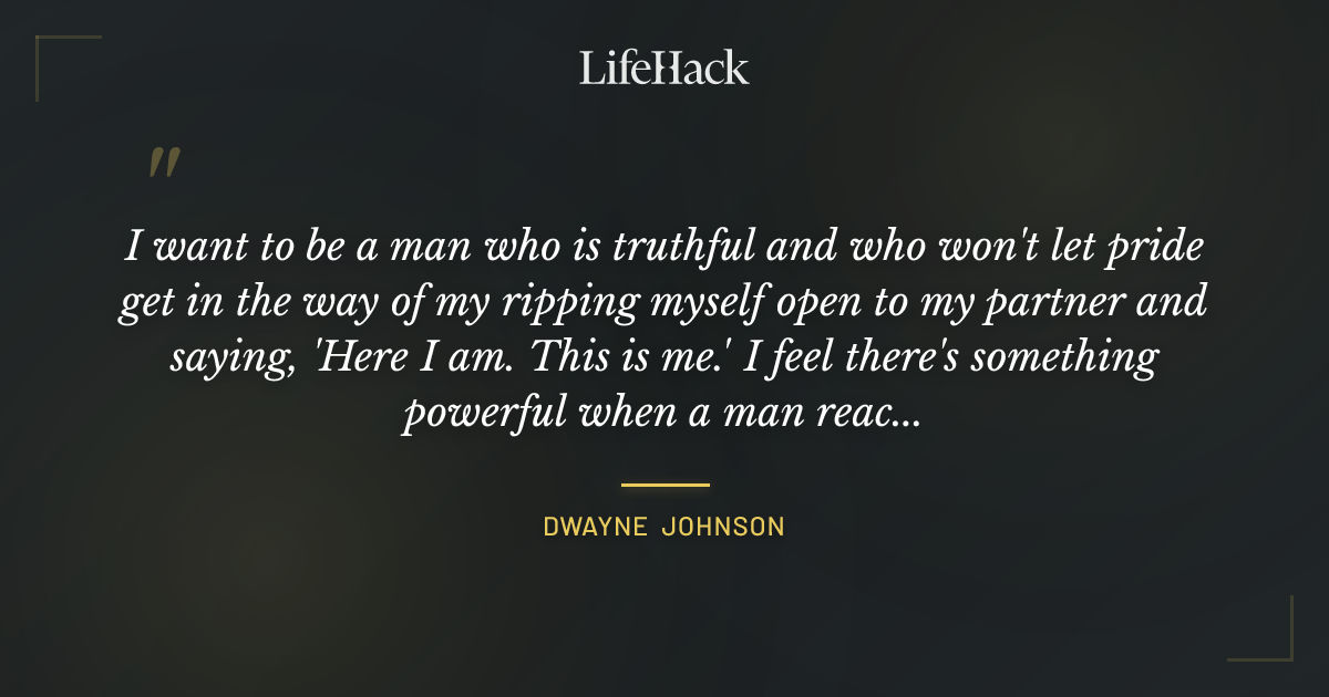 Quote by Dwayne Johnson