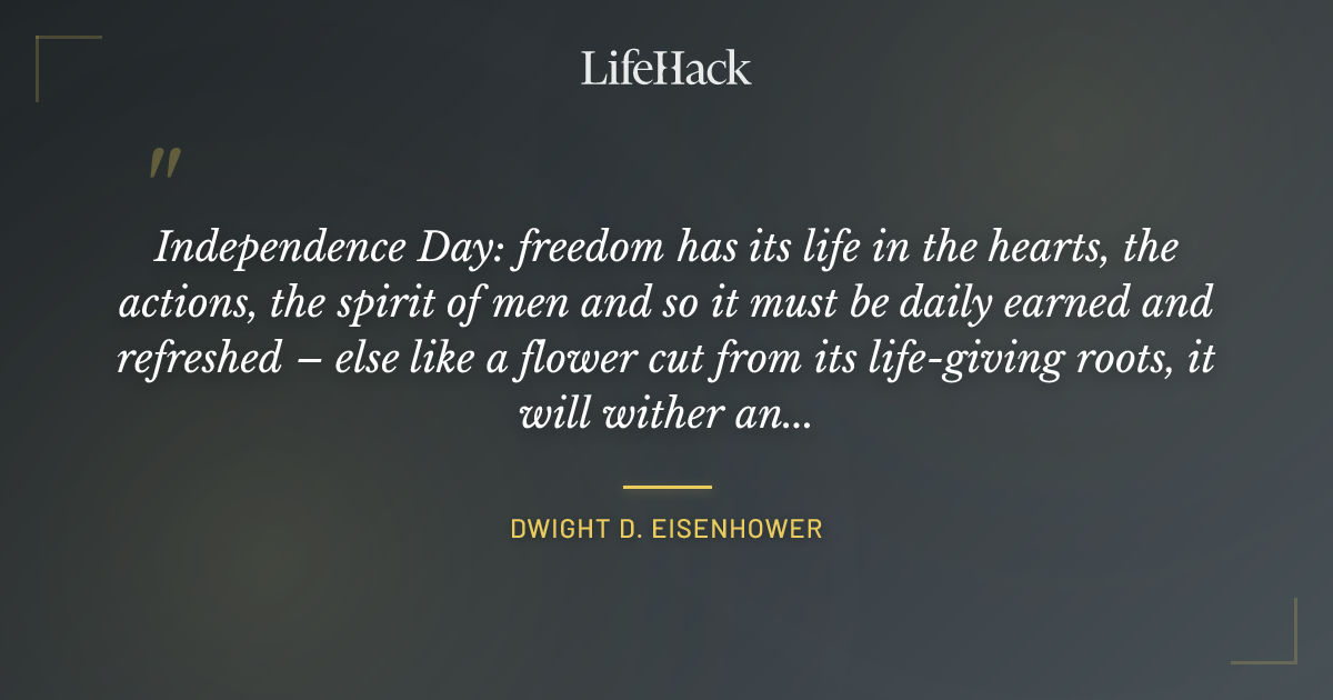Quote by Dwight D. Eisenhower