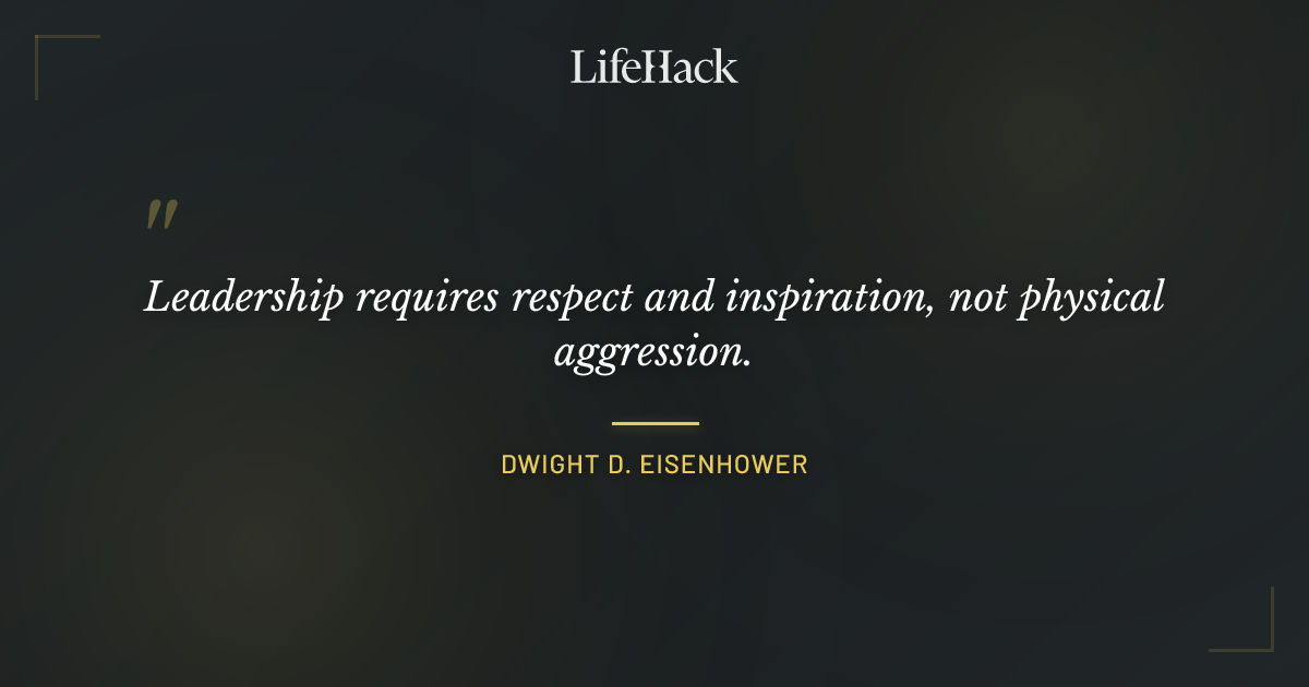 Quote by Dwight D. Eisenhower