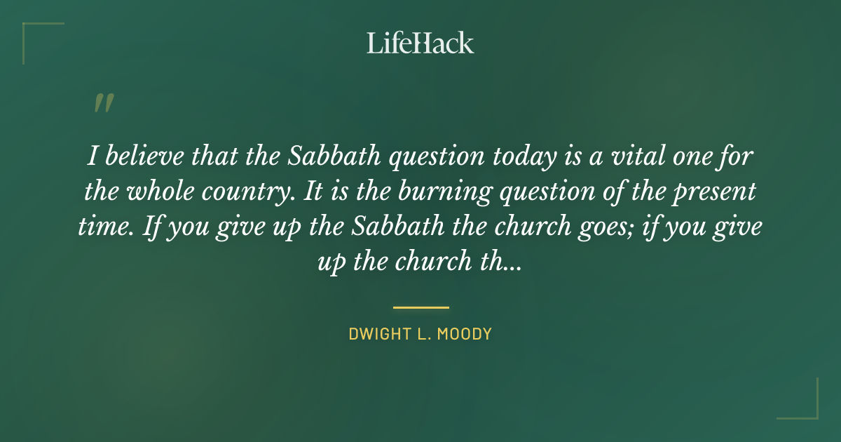 Quote by Dwight L. Moody