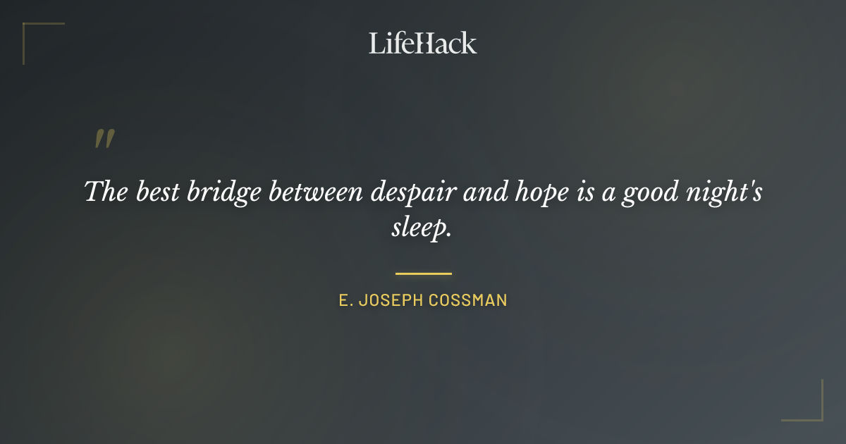 Quote by E. Joseph Cossman