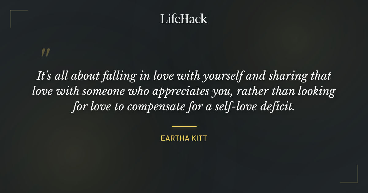 Quote by Eartha Kitt