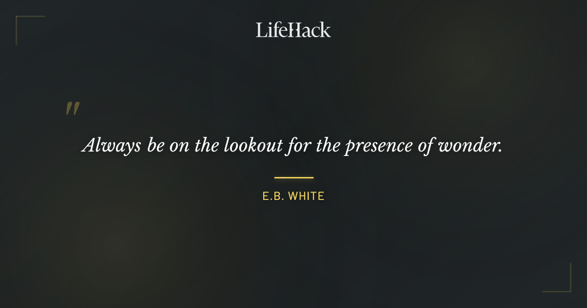 Quote by E.B. White