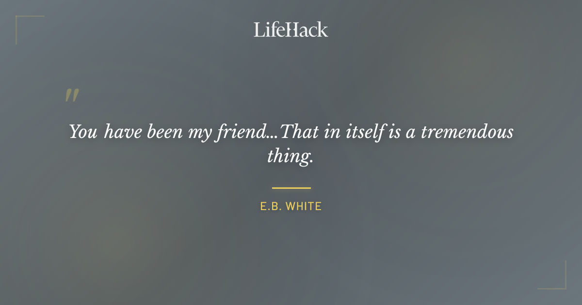 Quote by E.B. White